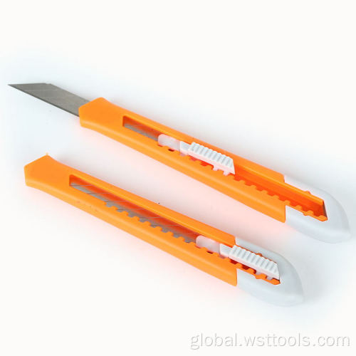 9mm Utility Knife Retractable Box Utility Knife for Cartons Cardboard Cutting Supplier